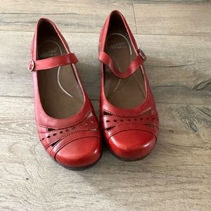 Red Dansko Shoes